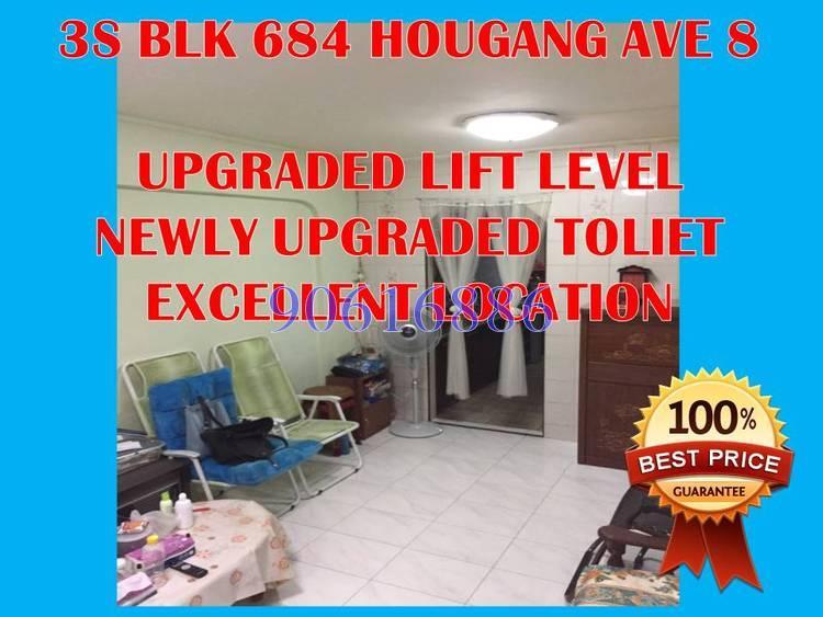 Blk 684 Hougang Avenue 8 (Hougang), HDB 3 Rooms #158163162